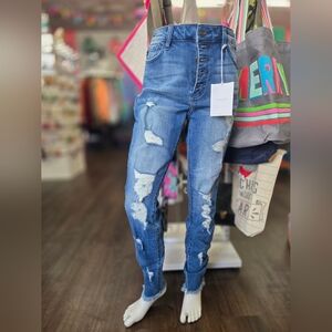 KanCan Distressed Blue Jeans